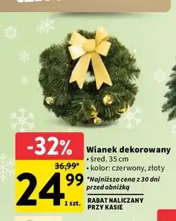 Intermarche Wianek dekorowany 35 cm Goliat oferta