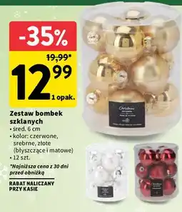 Intermarche Bombki szklane 6 cm oferta