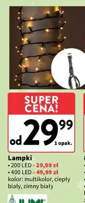 Intermarche Lampki świąteczne 400 led Jumi oferta