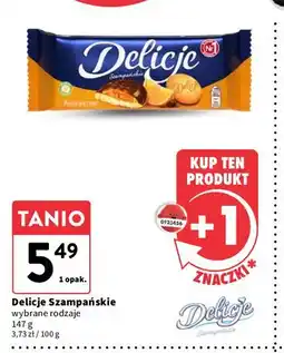 Intermarche Ciastka z galaretką pomarańczową Delicje Szampańskie oferta