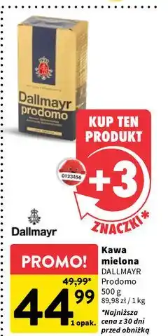 Intermarche Kawa Dallmayr Prodomo oferta