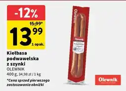 Intermarche Kiełbasa podwawelska Olewnik oferta