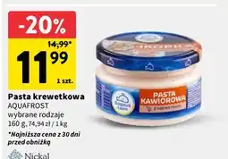 Intermarche Pasta kawiorowa z krewetkami Vodnyj Svit oferta