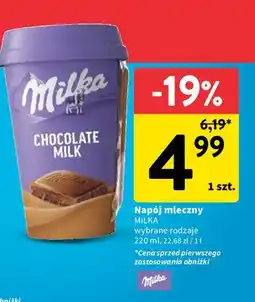 Intermarche Napój chocolate milk Milka oferta