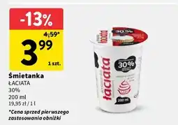 Intermarche Śmietana 30% Łaciata oferta