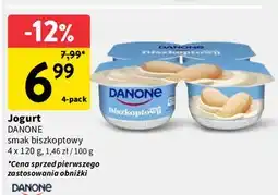 Intermarche Jogurt biszkoptowy Danone Kremowy oferta