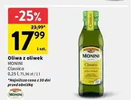 Intermarche Oliwa z oliwek extra vergine Monini Classico oferta