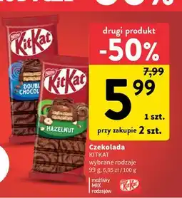 Intermarche Czekolada double chocolate Kitkat oferta