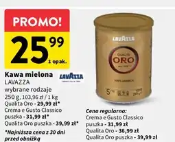 Intermarche Kawa Lavazza Qualita Oro oferta