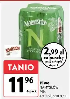 Intermarche Piwo Namysłów Pils oferta