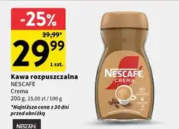Intermarche Kawa Nescafe Crema oferta