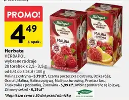 Intermarche Herbata zimowy sekret Herbapol Herbaciany Ogród oferta
