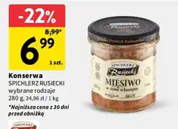 Intermarche Mięsiwo w sosie własnym Spichlerz Rusiecki oferta