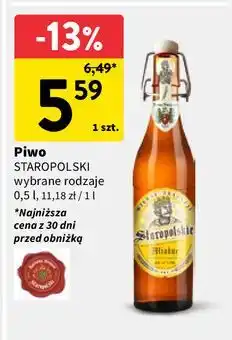 Intermarche Piwo Staropolskie Miodowe oferta