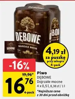 Intermarche Piwo Dębowe Mocne oferta