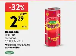 Intermarche Oranżada czerwona Hellena oferta