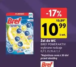 Intermarche Kostka do wc 4 function lemon Bref Power Aktiv oferta