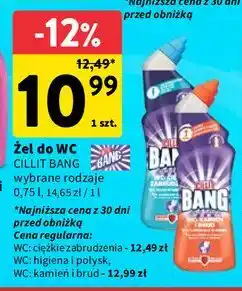 Intermarche Żel do wc Cillit Bang Kamień I Brud oferta