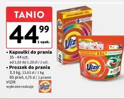 Intermarche Kapsułki do prania fairy effect Vizir Platinum Pods oferta