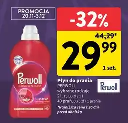 Intermarche Płyn do prania color Perwoll Renew oferta