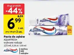 Intermarche Pasta do zębów Aquafresh Active White oferta