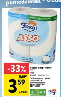 Intermarche Ręcznik papierowy Foxy Asso oferta