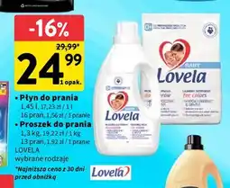 Intermarche Proszek do prania kolorów Lovela Baby oferta