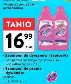 Intermarche Szampon 2w1 do odkurzaczy piorących Vanish Oxi Action oferta