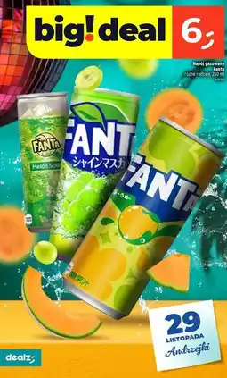 Dealz Napój shine muscat Fanta oferta