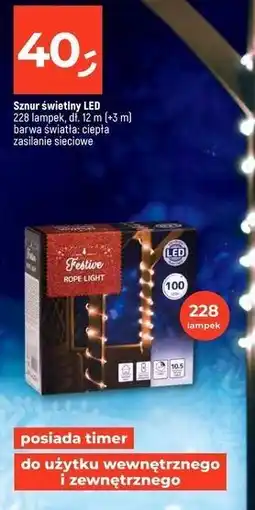 Dealz Sznur świetlny led 228 lampek oferta