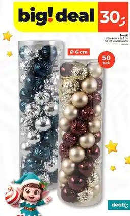 Dealz Bombki w tubie 6 cm oferta