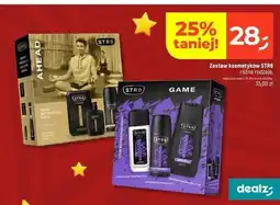 Dealz Zestaw w pudełku ahead żel pod prysznic 250 ml + dezodorant 150 woda po goleniu 50 Str8 oferta