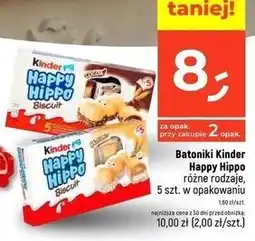 Dealz Batoniki croki orzechowe Kinder Happy Hippo oferta