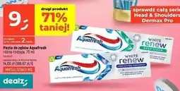 Dealz Pasta do zębów white renew long lasting whitening Aquafresh oferta