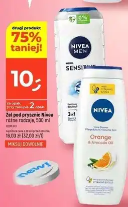 Dealz Żel pod prysznic care & orange Nivea oferta