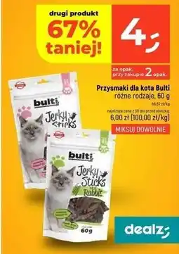Dealz Przysmak dla kota królik Bulti oferta