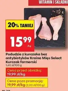Biedronka Podudzie z kurczaka farmerskiego Kraina Mięs Select oferta