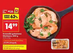 Biedronka Krewetki białe gotowane Marinero oferta