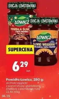 Biedronka Powidła śliwki węgierki z pomarańczą i nutą cynamonu Łowicz oferta