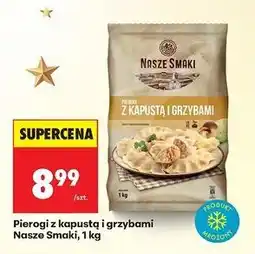 Biedronka Pierogi z kapustą i grzybami Nasze Smaki oferta