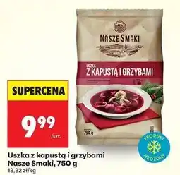 Biedronka Uszka z kapustą i grzybami Nasze Smaki oferta