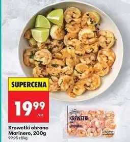 Biedronka Krewetki całe gotowane Marinero oferta