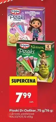 Biedronka Pisaki cukrowe shrek Dr. Oetker oferta