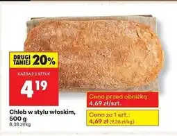 Biedronka Chleb w stylu włoskim oferta