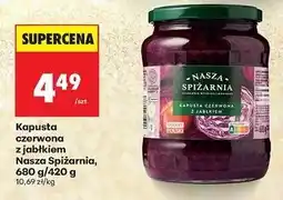 Biedronka Kapusta czerwona z jabłkiem Nasza Spiżarnia oferta