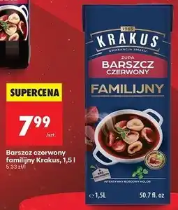 Biedronka Barszcz czerwony Krakus Maspex oferta