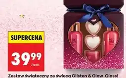 Biedronka Zestaw w pudełku glisten & glow Gloss! oferta