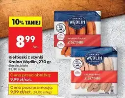 Biedronka Kiełbaski białe z szynki Kraina Wędlin oferta