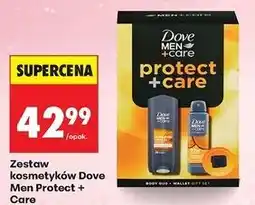 Biedronka Zestaw w pudełku protect+care: żel pod prysznic 400 ml + dezodorant 150 Dove oferta