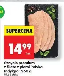 Biedronka Sznycle premium Indykpol Samo Dobro oferta